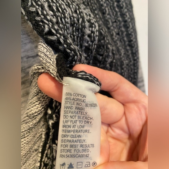 ✨Host Pick✨Bianca Nygard Open Knit Cardigan Size Large - Picture 9 of 9